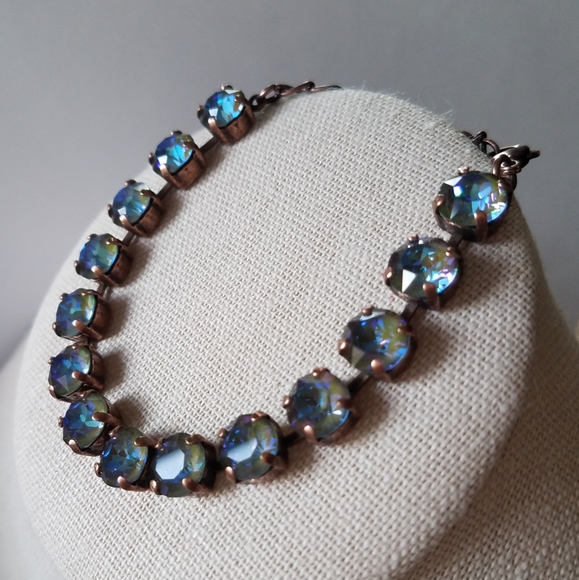 Austrian Crystal Bracelet in Copper - Picture 4 of 8